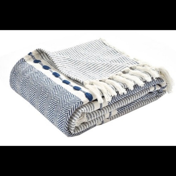 COTTON WOVEN THROW - Picture 5 of 5